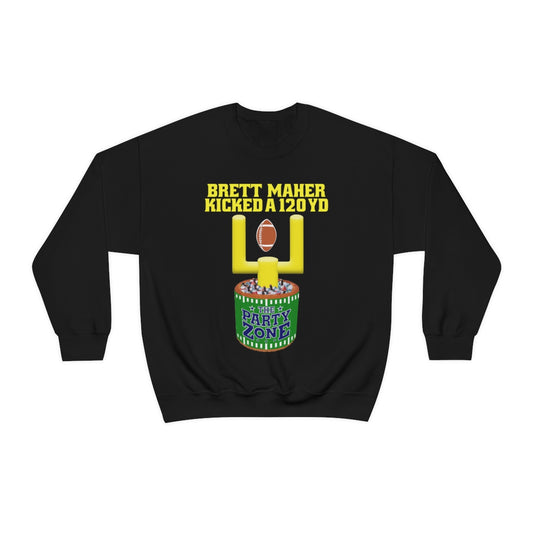 Brett Maher Kicked A 120Yard Field Goal 2 60 Yard Kicks Heavy Blend™ Crewneck Sweatshirt