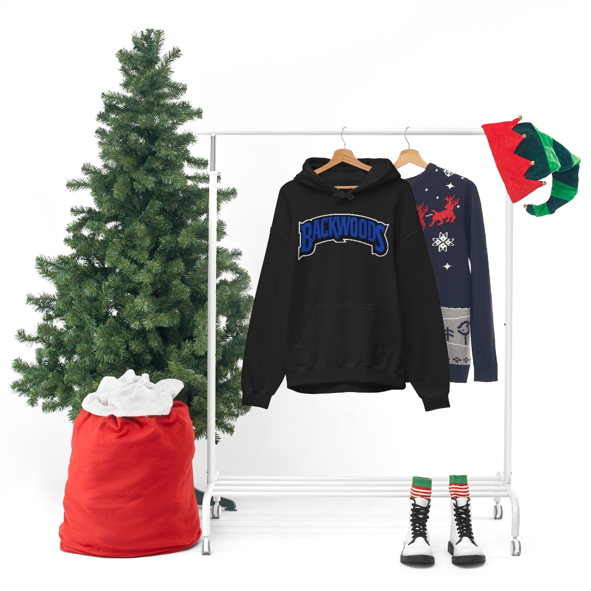 Backwoods Blue Edition Unisex Heavy Blend Hooded Sweatshirt