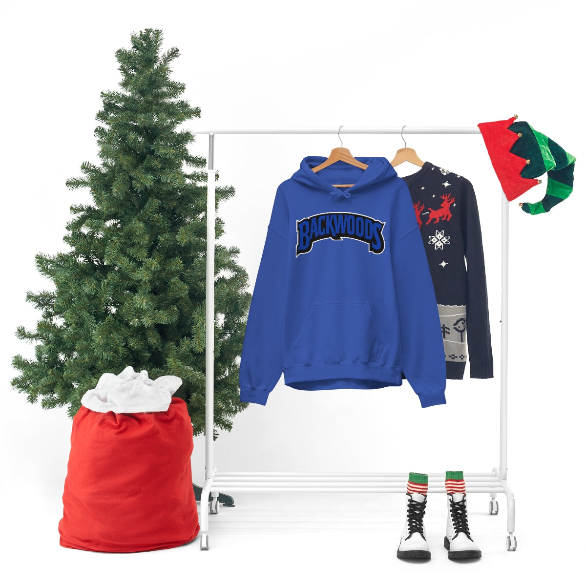 Backwoods Blue Edition Unisex Heavy Blend Hooded Sweatshirt