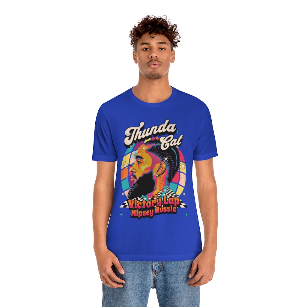 Thunda Cat Nipsey Hussle Victory Lap Short Sleeve Tee