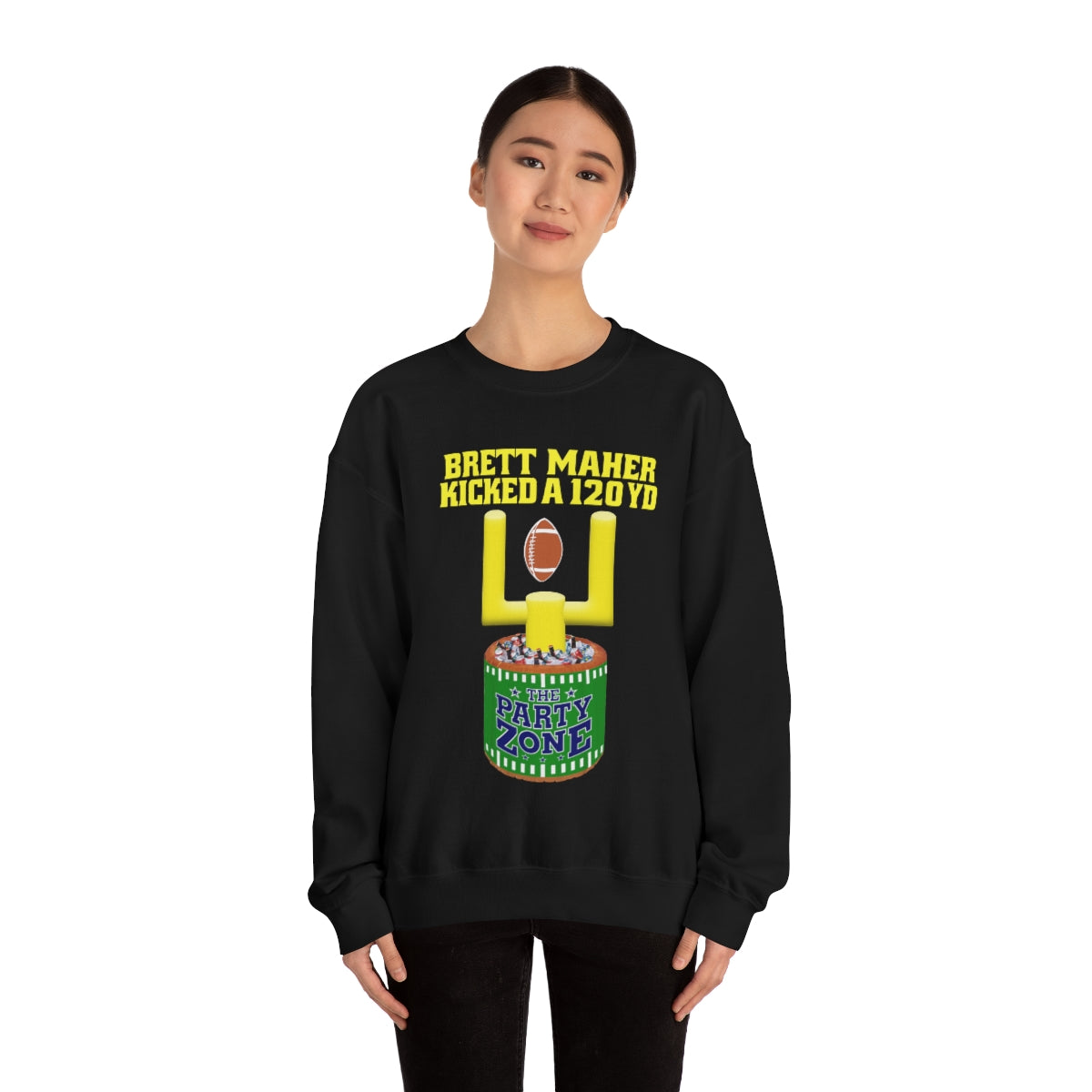 Brett Maher Kicked A 120Yard Field Goal 2 60 Yard Kicks Heavy Blend™ Crewneck Sweatshirt