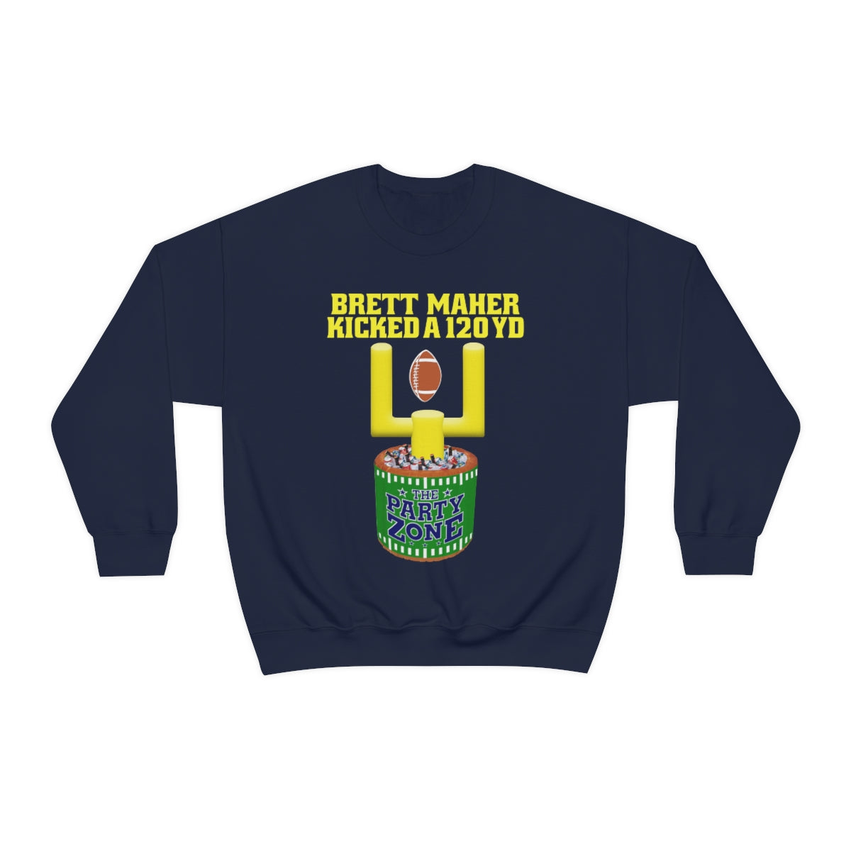Brett Maher Kicked A 120Yard Field Goal 2 60 Yard Kicks Heavy Blend™ Crewneck Sweatshirt