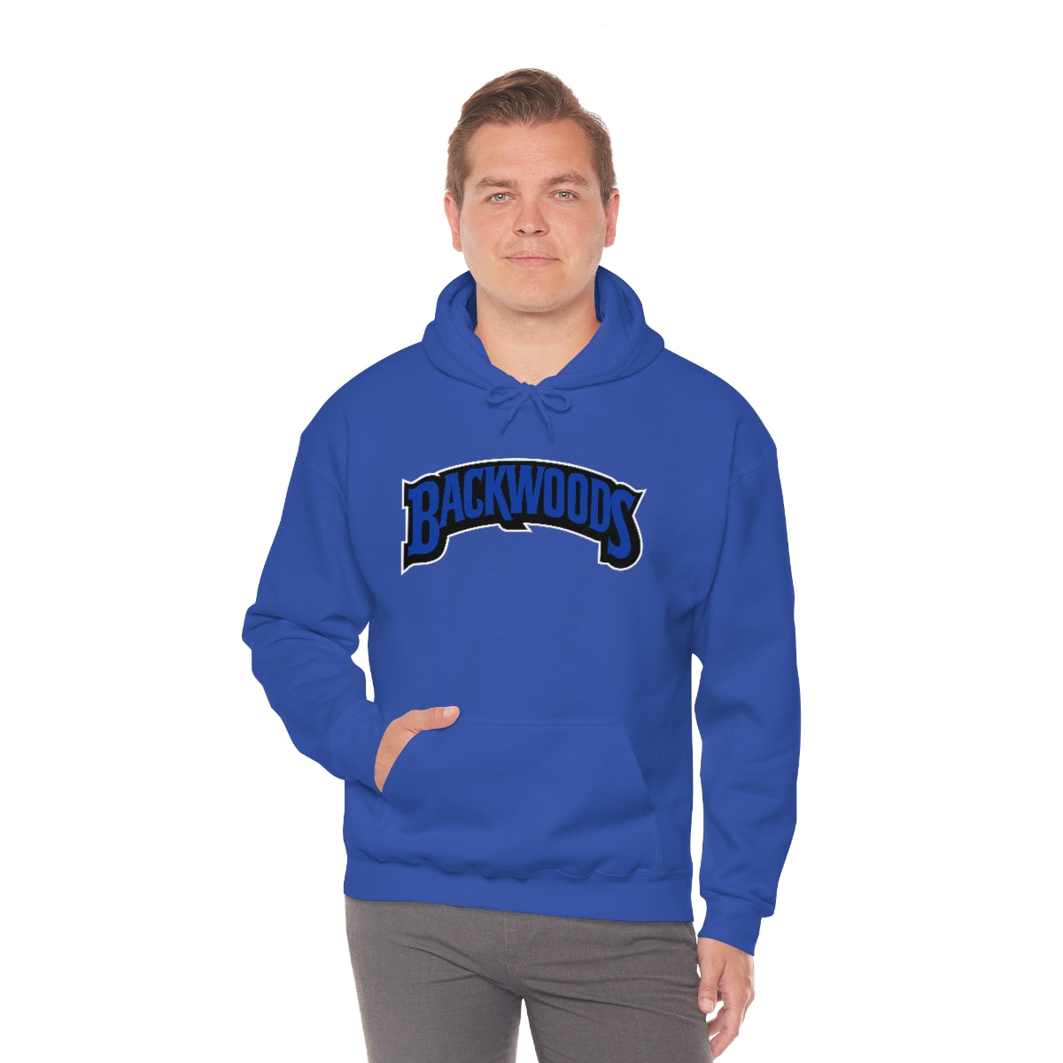 Backwoods Blue Edition Unisex Heavy Blend Hooded Sweatshirt