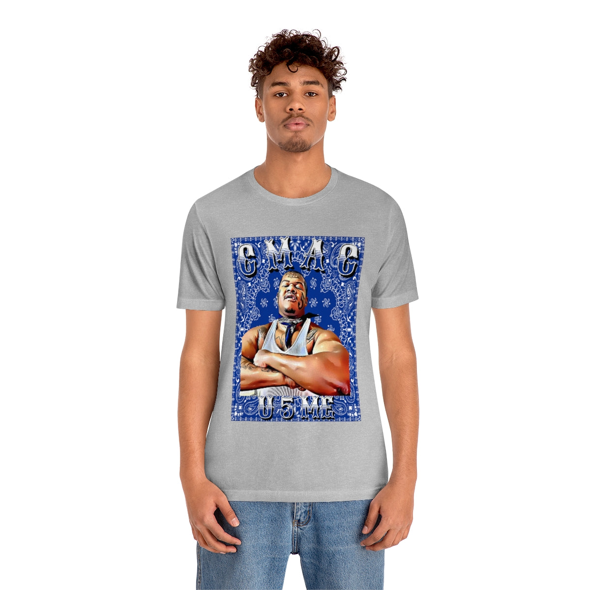 C Mac U 5 Me Crip Mac C Mac Da Loc 55 Crip Short Sleeve Tee