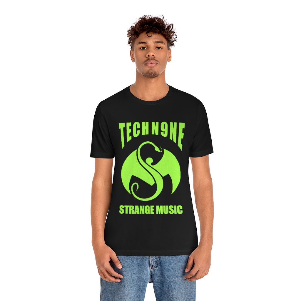 Tech N9ne Strange Music Neon Green Limited Merch Short Sleeve Tee