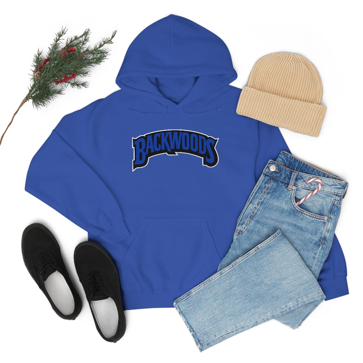 Backwoods Blue Edition Unisex Heavy Blend Hooded Sweatshirt