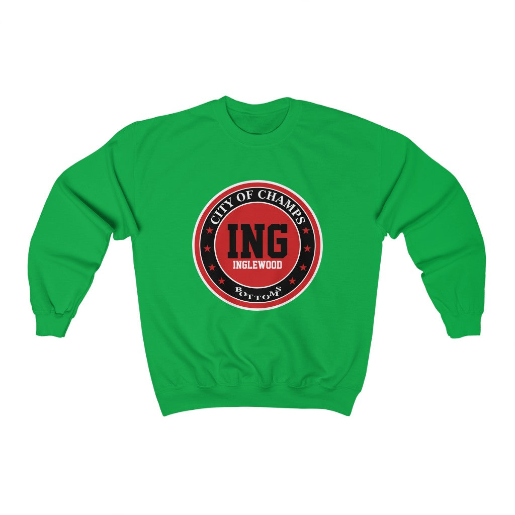 Inglewood ING City Of Champs The Bottoms Heavy Blend Crewneck Sweatshirt