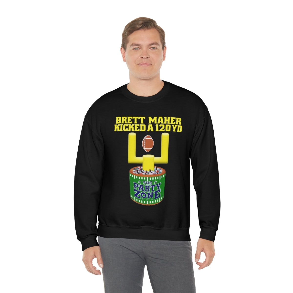 Brett Maher Kicked A 120Yard Field Goal 2 60 Yard Kicks Heavy Blend™ Crewneck Sweatshirt