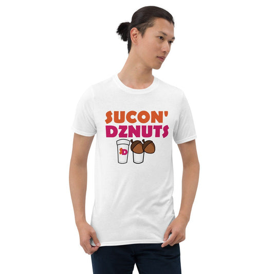 Sucon' Dznuts parody funny Short-Sleeve Unisex T-Shirt