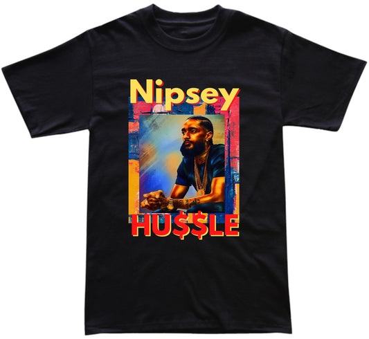 Clearance !!! Nipsey Hussle Men's Urban T Shirt Handmade Custom New!!