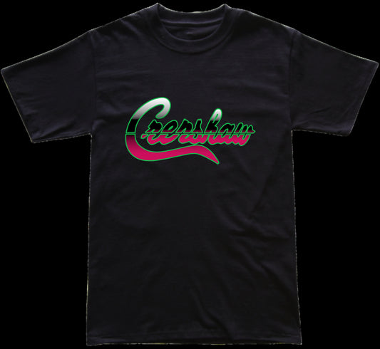 Limited crenshaw black, magenta, black and green split gradient custom!!!