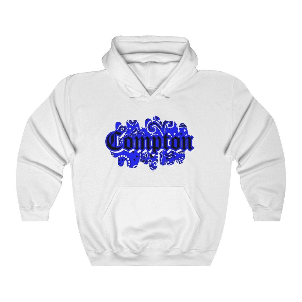 Compton blue bandana heavy blend hooded sweatshirt