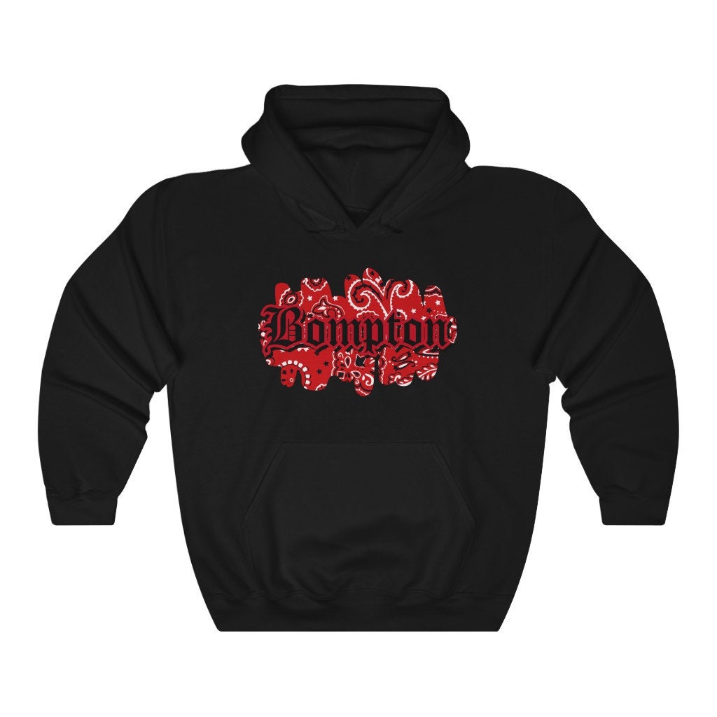 Bompton Red Bandana Heavy Blend Hooded Sweatshirt