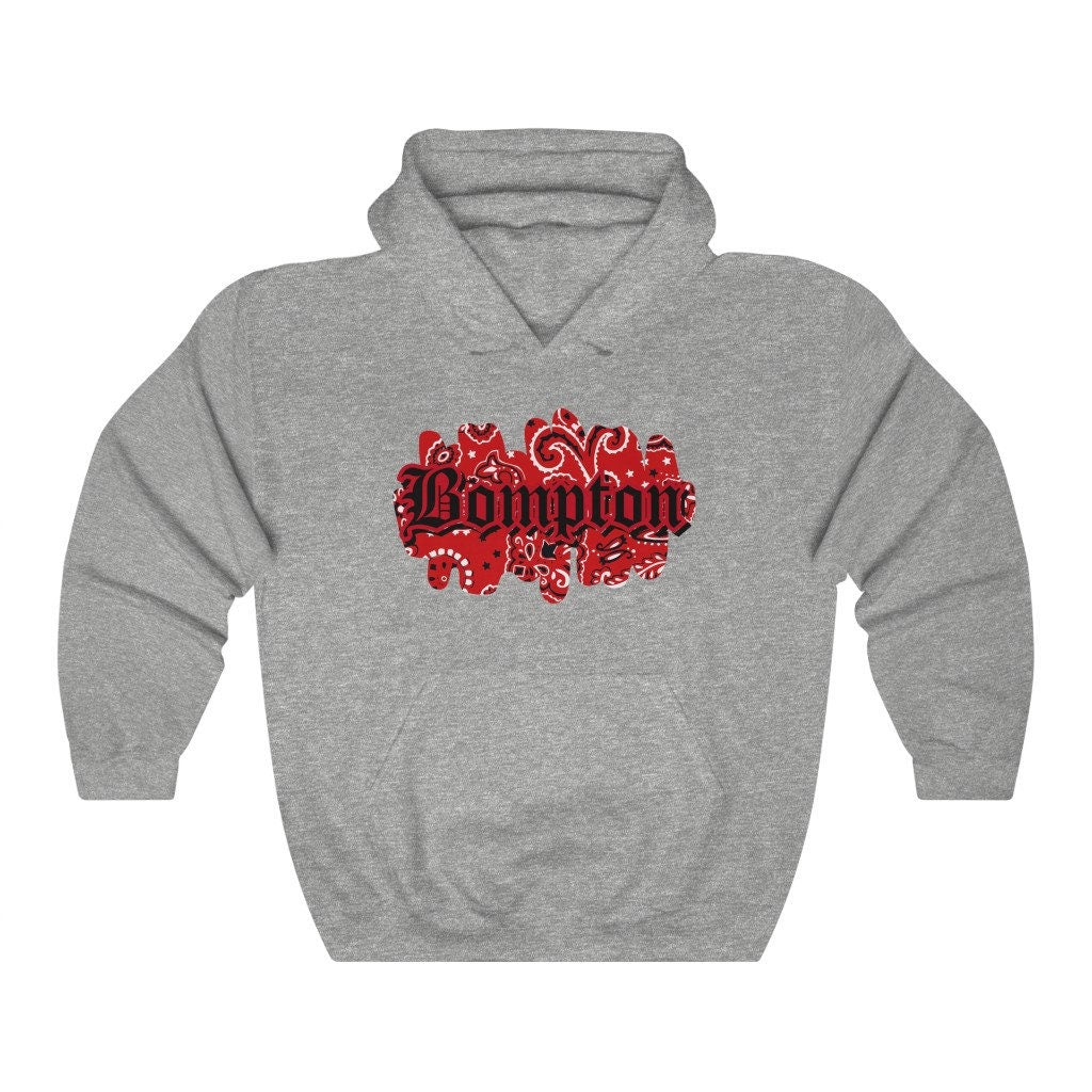 Bompton Red Bandana Heavy Blend Hooded Sweatshirt