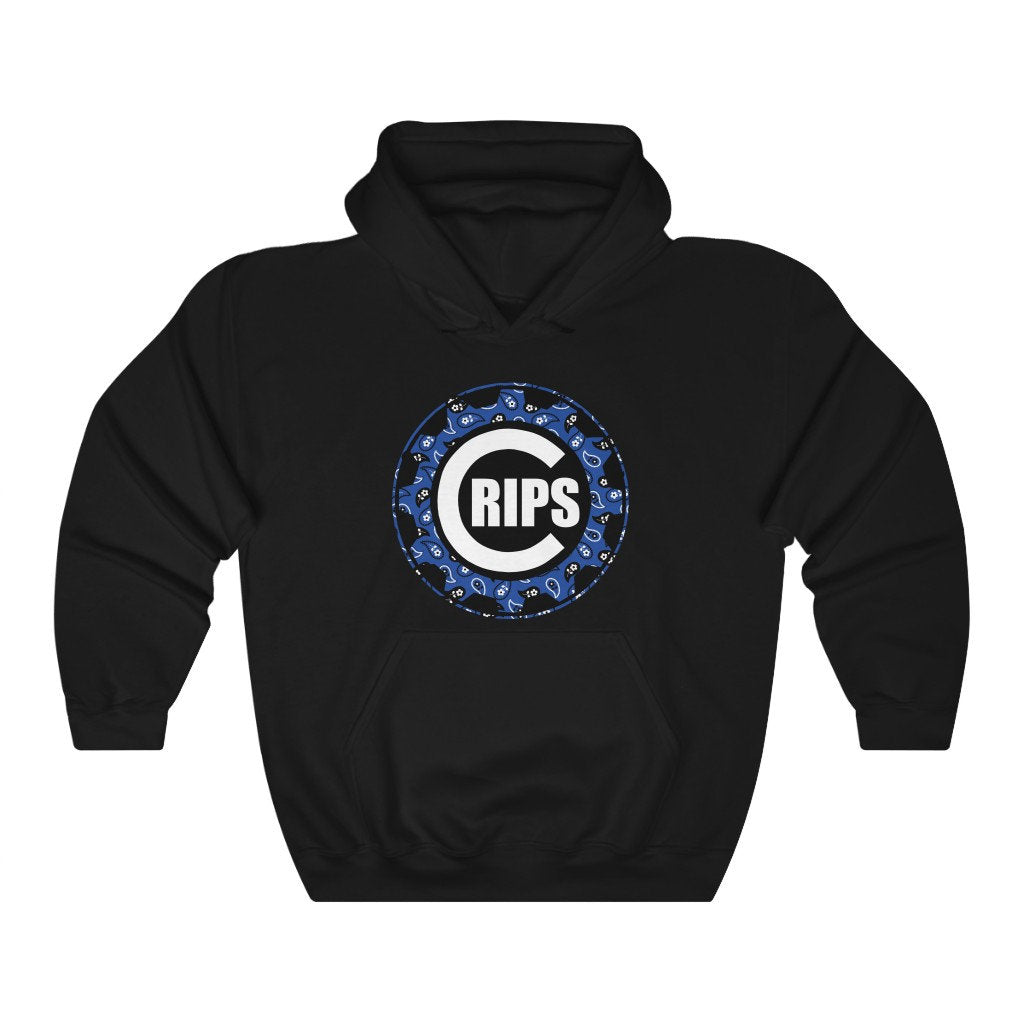 Crips Blue Bandana Heavy Blend Hooded Sweatshirt