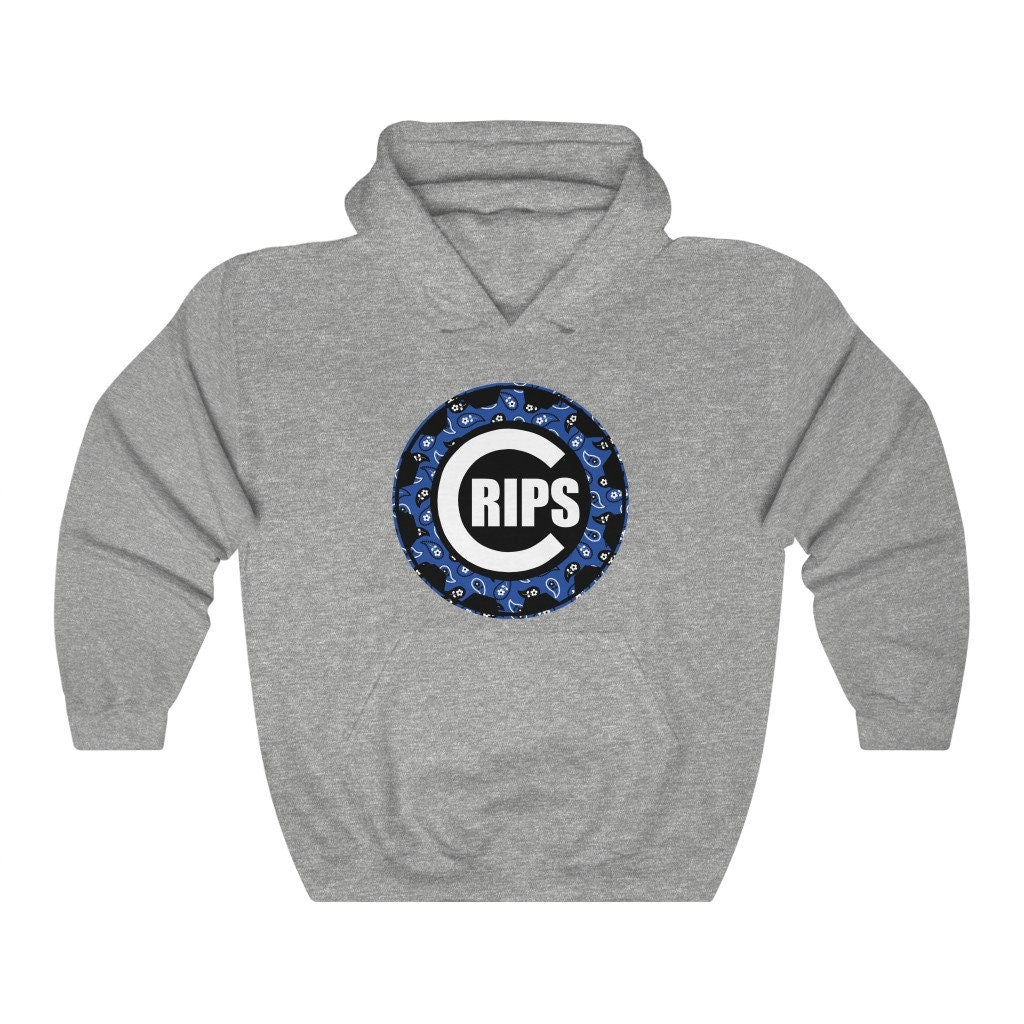 Crips Blue Bandana Heavy Blend Hooded Sweatshirt
