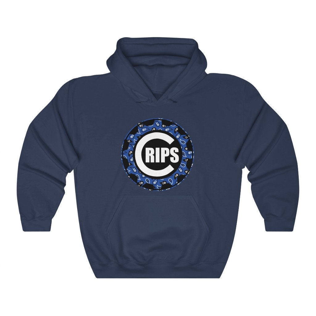 Crips Blue Bandana Heavy Blend Hooded Sweatshirt