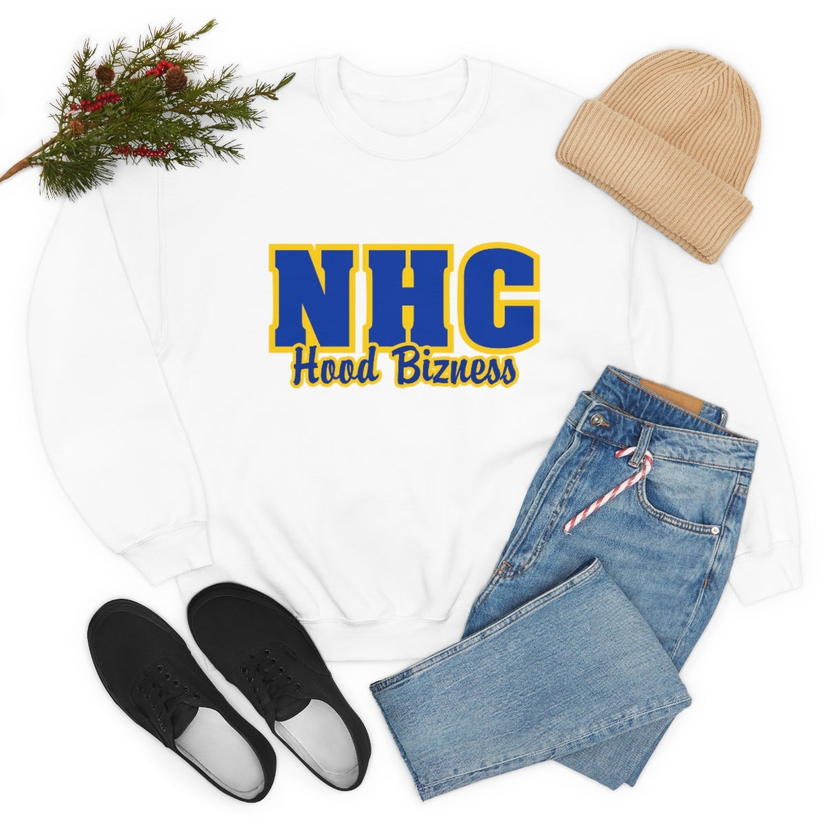 NHC Hood Bizness Heavy Blend™ Crewneck Sweatshirt