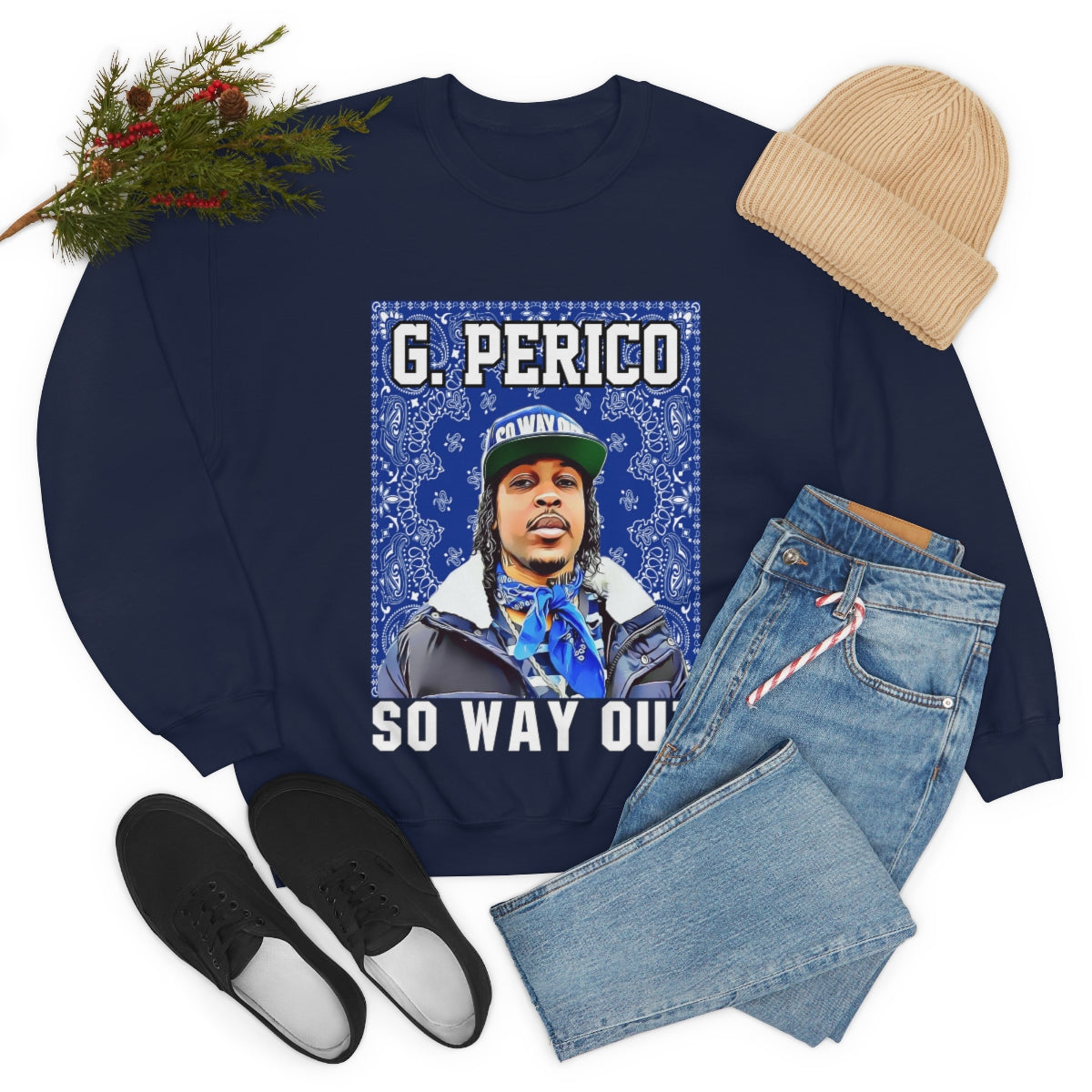 G. Perico So Way Out Heavy Blend Crewneck Sweatshirt