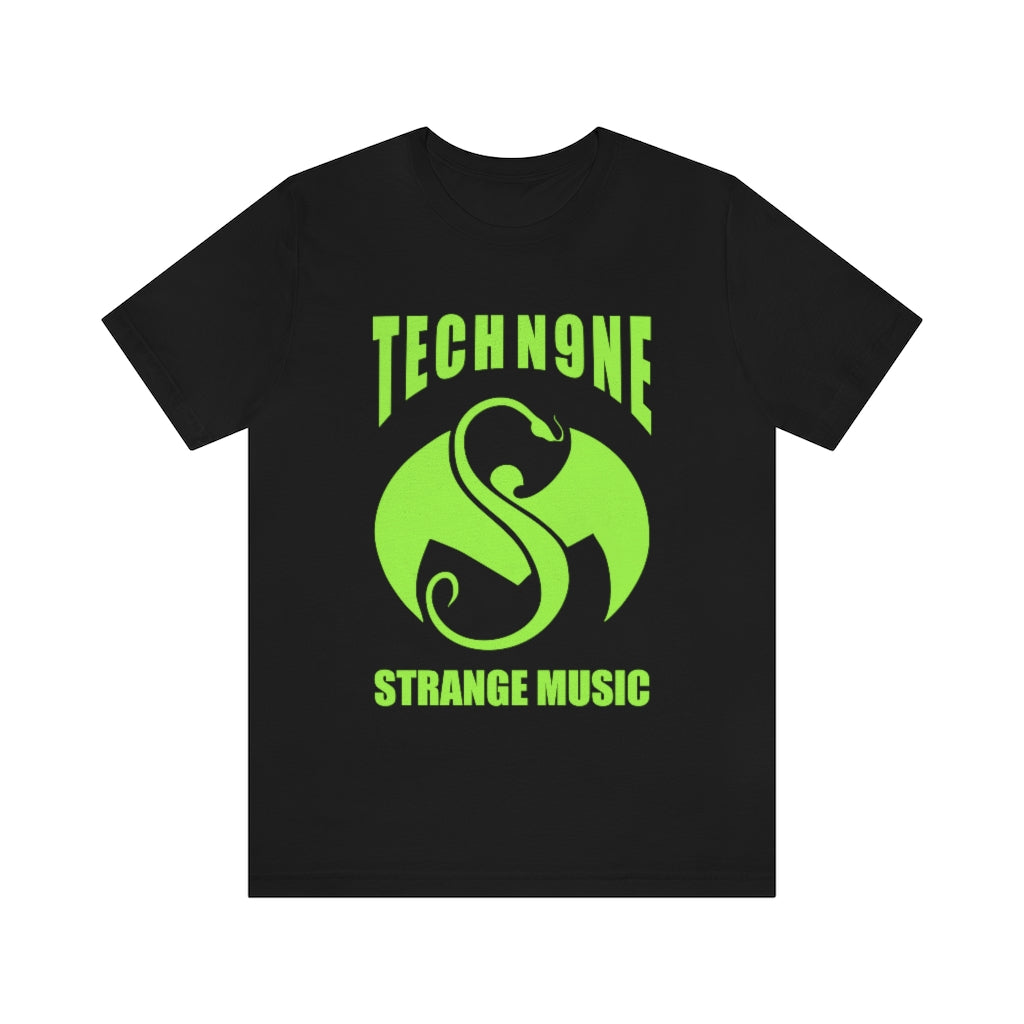 Tech N9ne Strange Music Neon Green Limited Merch Short Sleeve Tee