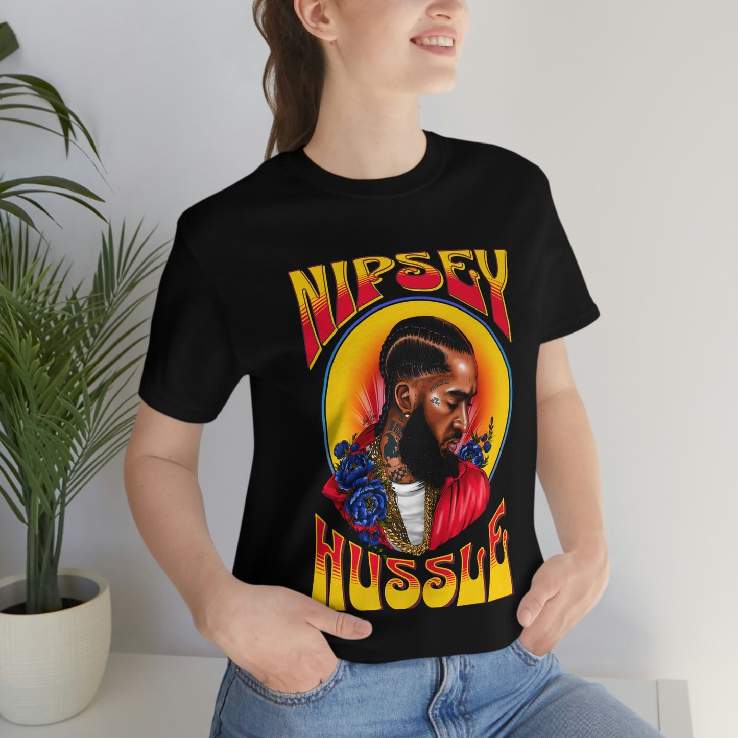 Nipsey Hussle T Shirt Nipsey Hussle Westcoast Hood Legend Short Sleeve Tee