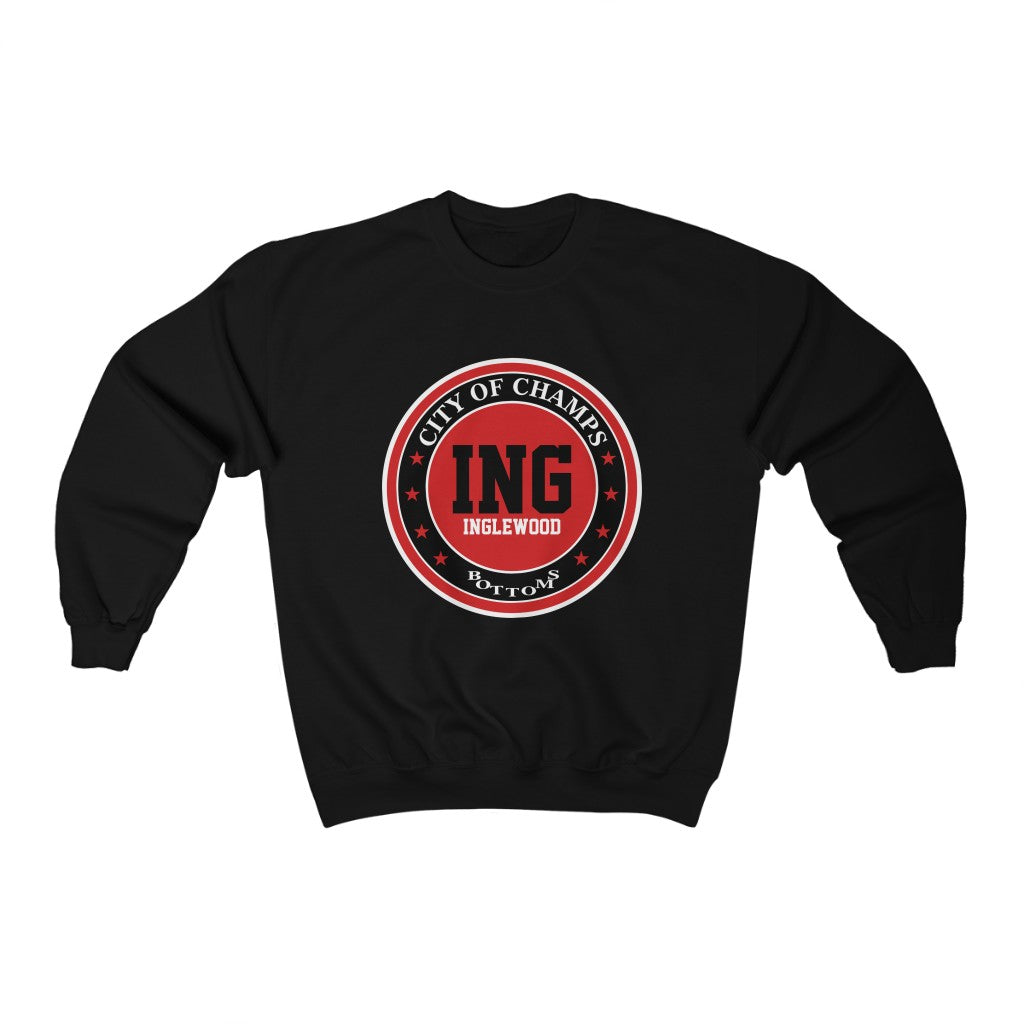 Inglewood ING City Of Champs The Bottoms Heavy Blend Crewneck Sweatshirt