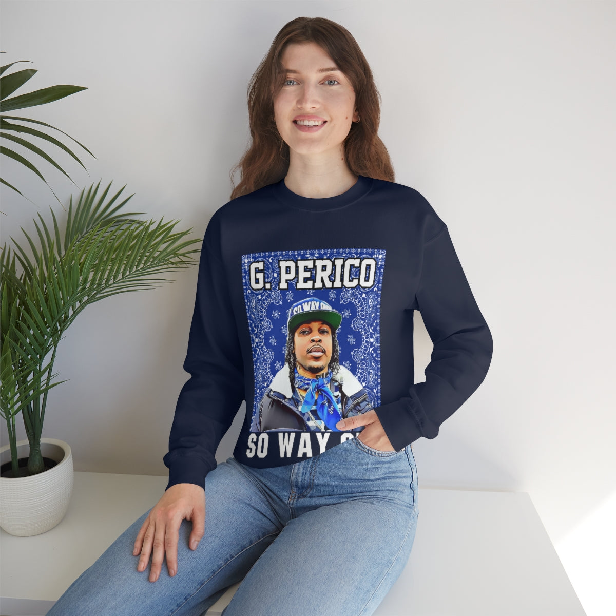 G. Perico So Way Out Heavy Blend Crewneck Sweatshirt