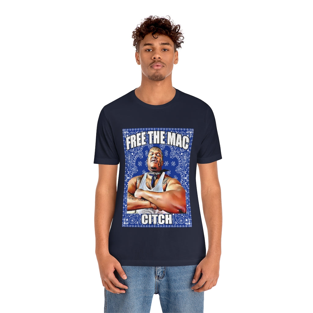 Free The Mac Citch C Mac Da Loc Crip Mac 55 Crip Short Sleeve Tee