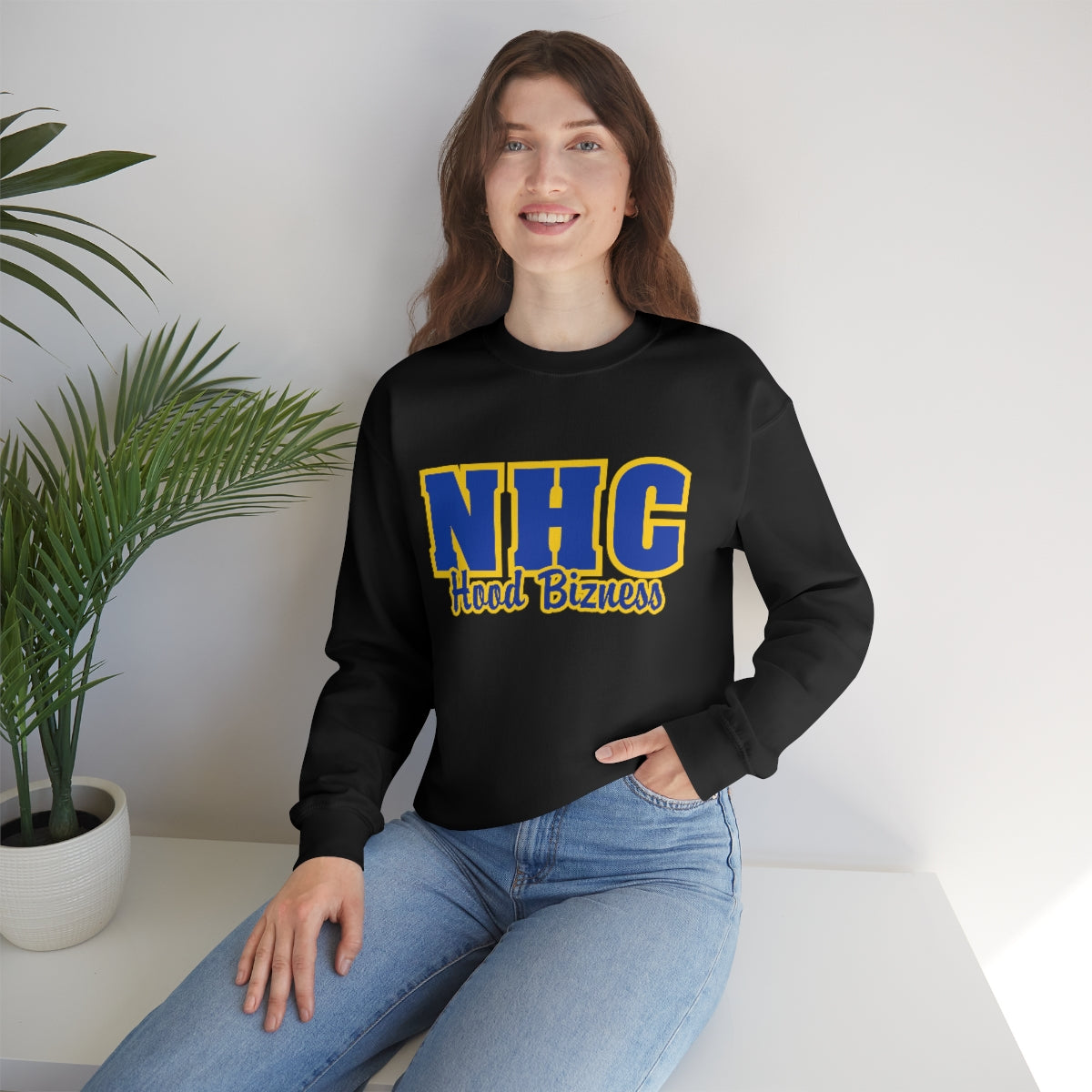 NHC Hood Bizness Heavy Blend™ Crewneck Sweatshirt