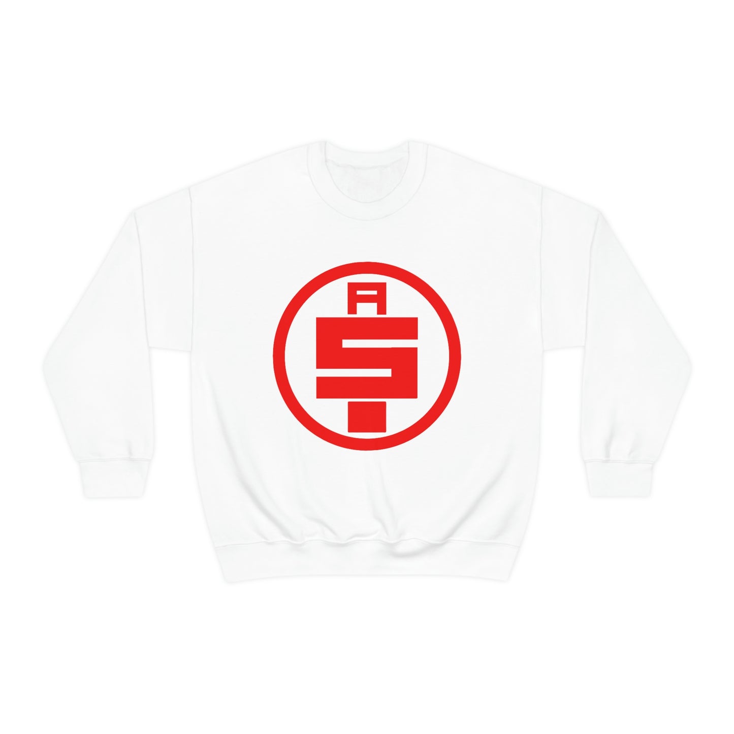 All Money In Black/Red White/Red Heavy Blend™ Crewneck Sweatshirt