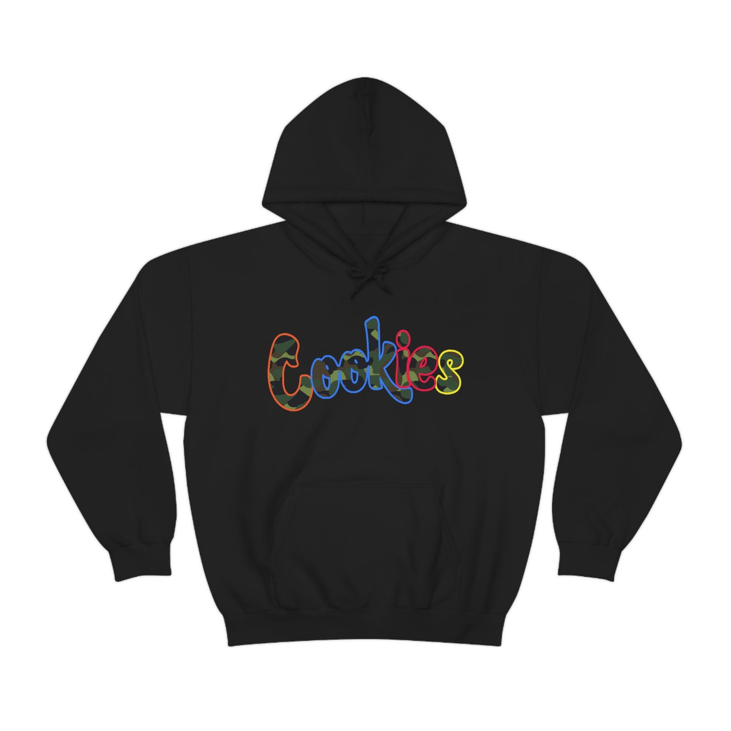 Cookies Hoodie Cookies Camo Hoodie Camo Pattern Hoodie Heavy Blend Hooded Sweatshirt