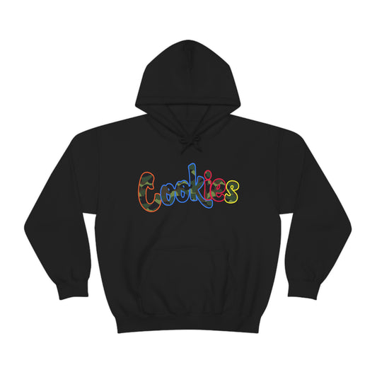 Cookies Hoodie Cookies Camo Hoodie Camo Pattern Hoodie Heavy Blend Hooded Sweatshirt