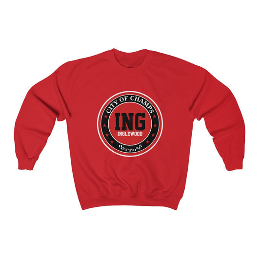 Inglewood ING City Of Champs The Bottoms Heavy Blend Crewneck Sweatshirt