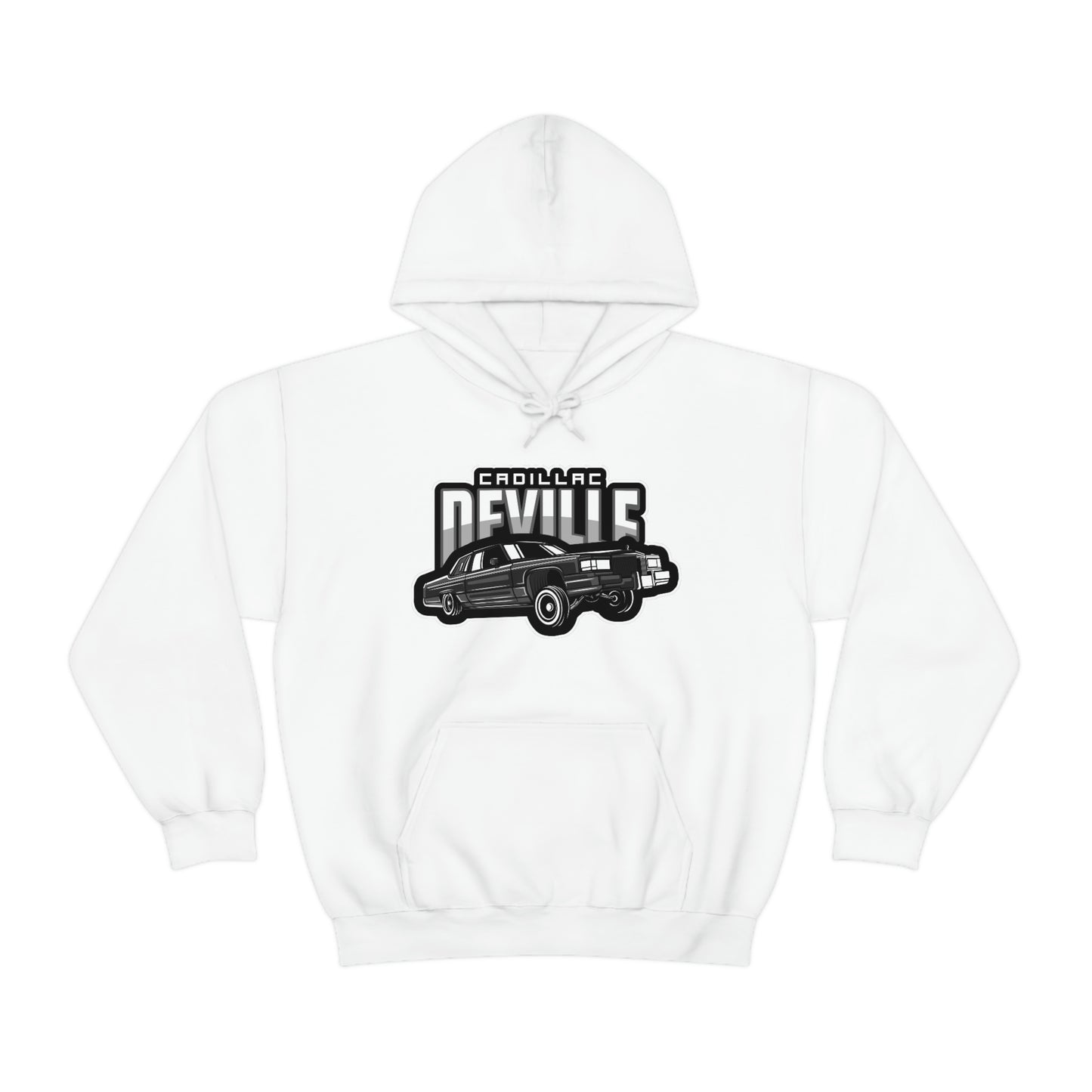 Cadillac Sedan Deville Lowrider Cali Cruise Lifestyle Heavy Blend Hooded Sweatshirt