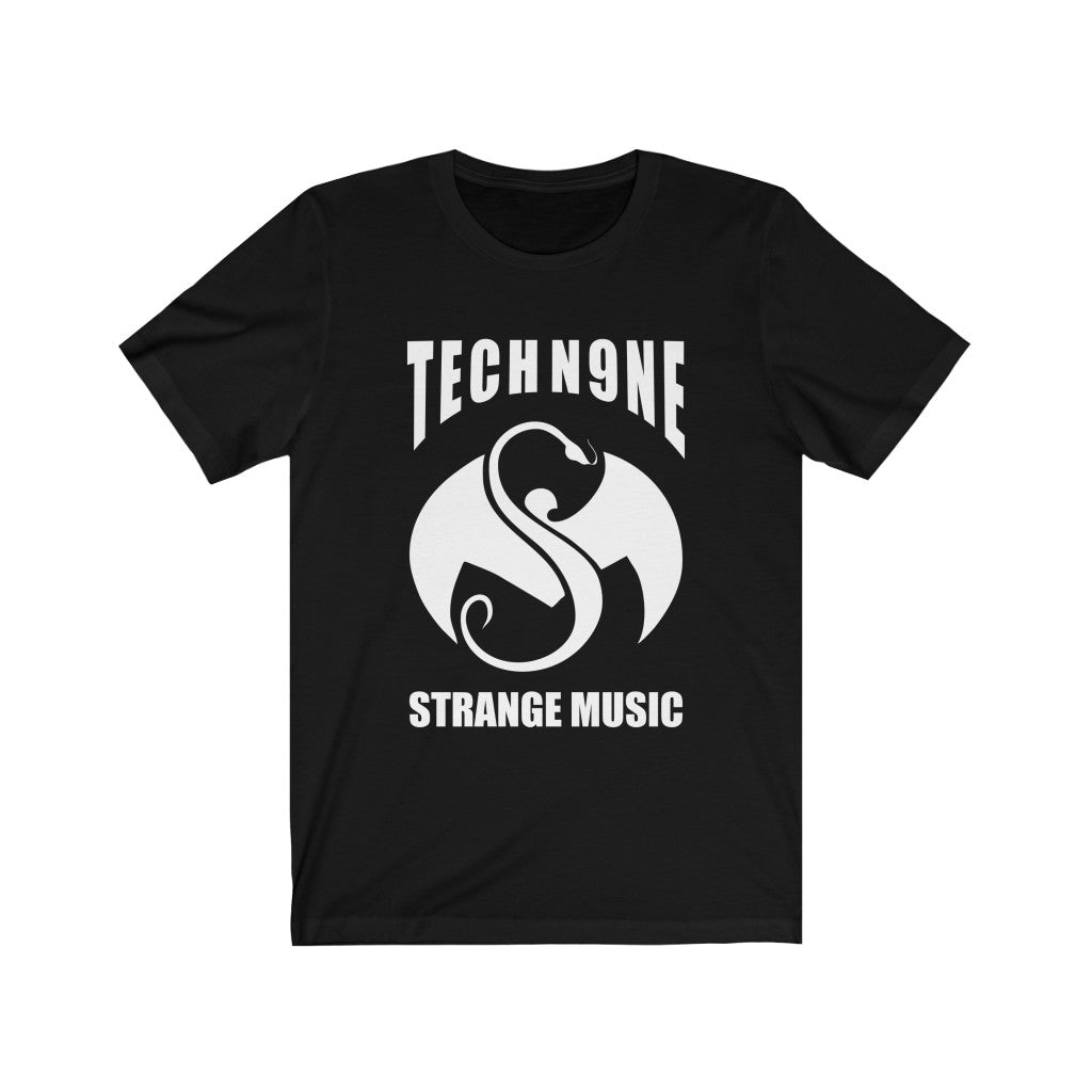 Tech N9ne Strange Music White Graphic Short Sleeve Tee