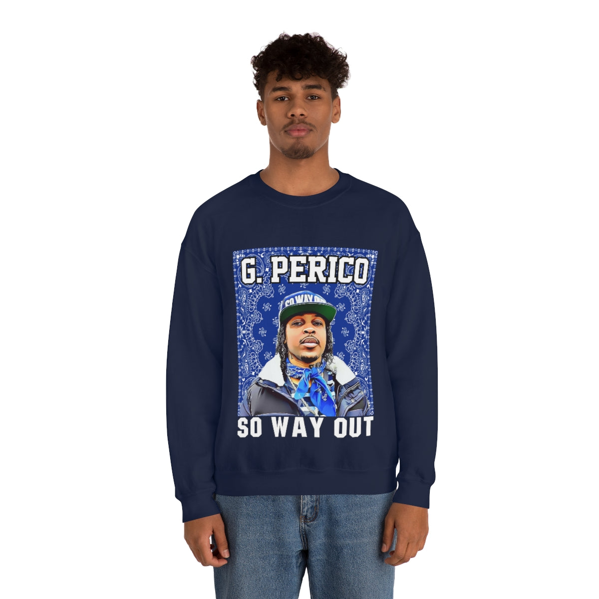 G. Perico So Way Out Heavy Blend Crewneck Sweatshirt