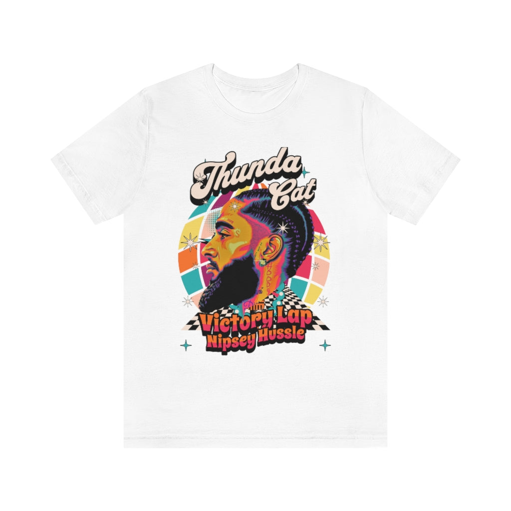 Thunda Cat Nipsey Hussle Victory Lap Short Sleeve Tee