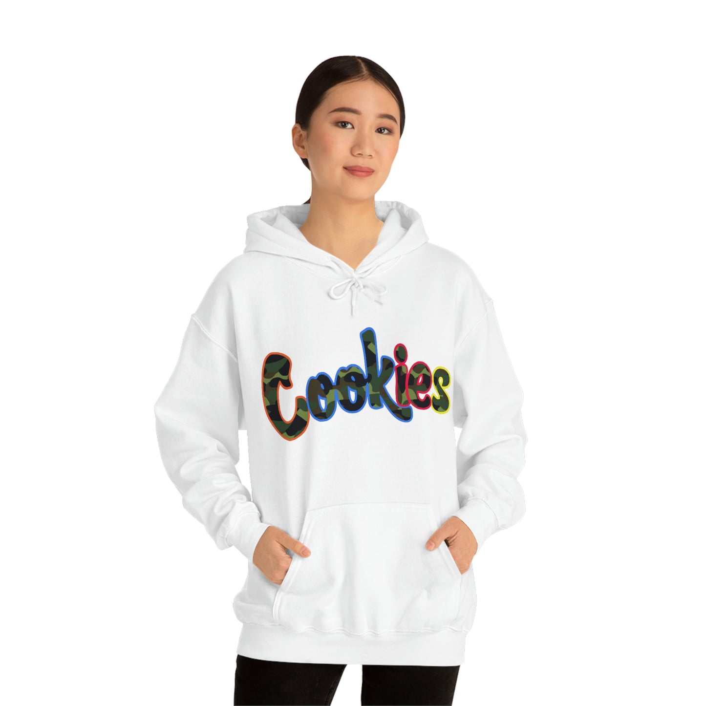 Cookies Hoodie Cookies Camo Hoodie Camo Pattern Hoodie Heavy Blend Hooded Sweatshirt