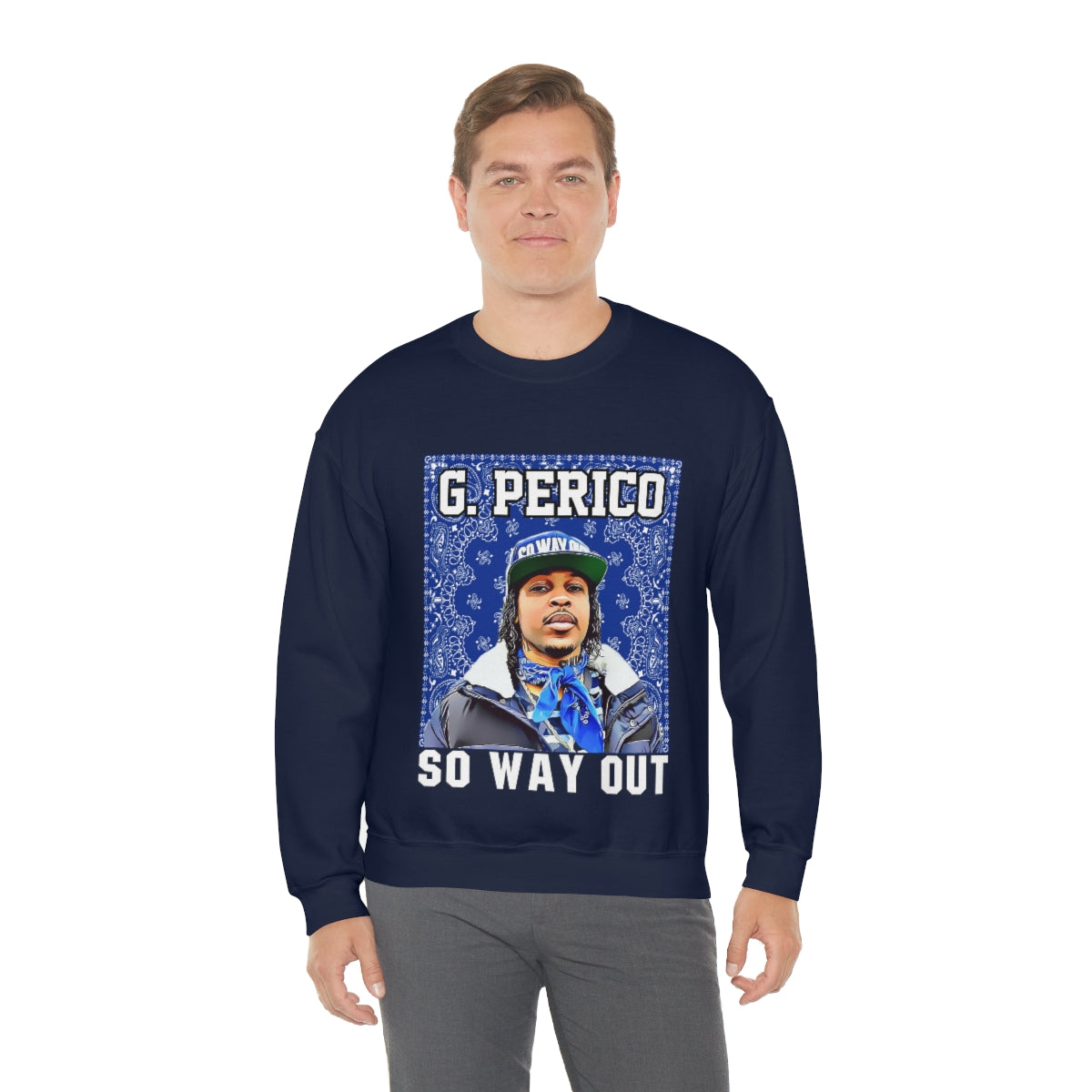 G. Perico So Way Out Heavy Blend Crewneck Sweatshirt