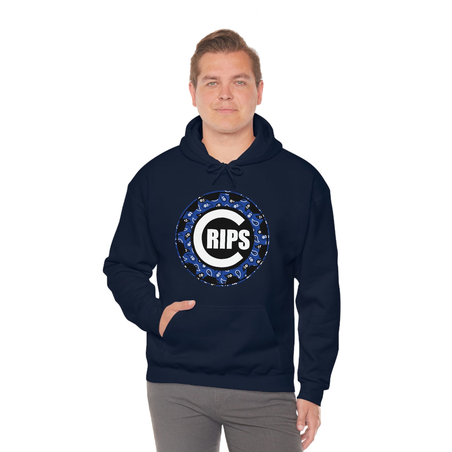 Crips Hoodie Blue Bandana Heavy Blend Hooded Sweatshirt