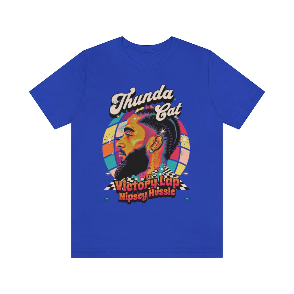 Thunda Cat Nipsey Hussle Victory Lap Short Sleeve Tee