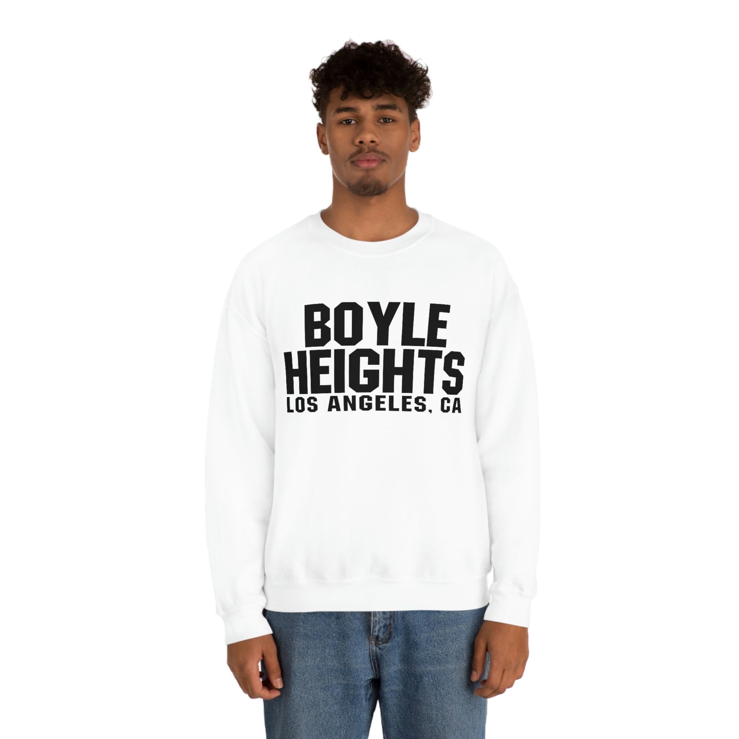 Boyle Heights Sweatshirt East Los East LA Unisex Heavy Blend Crewneck Sweatshirt