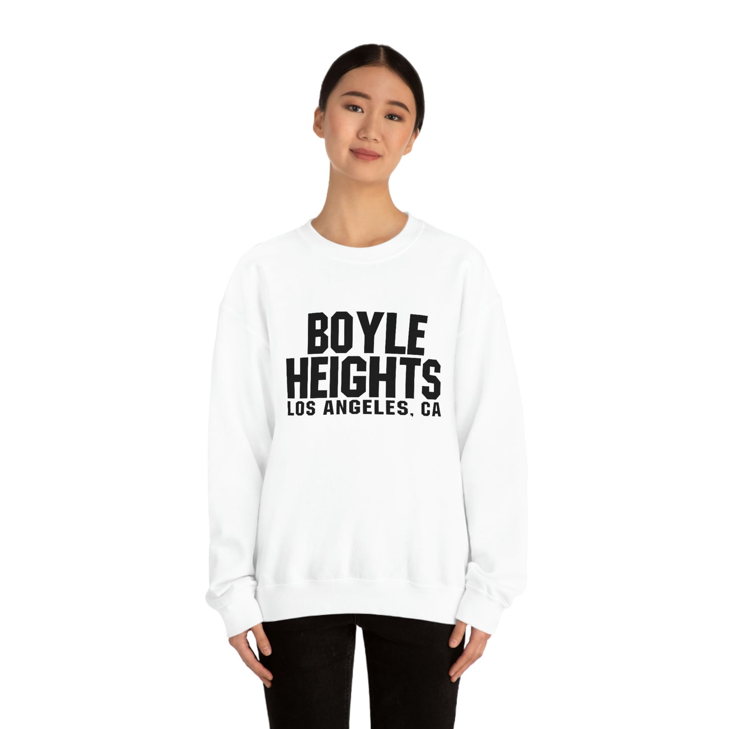 Boyle Heights Sweatshirt East Los East LA Unisex Heavy Blend Crewneck Sweatshirt