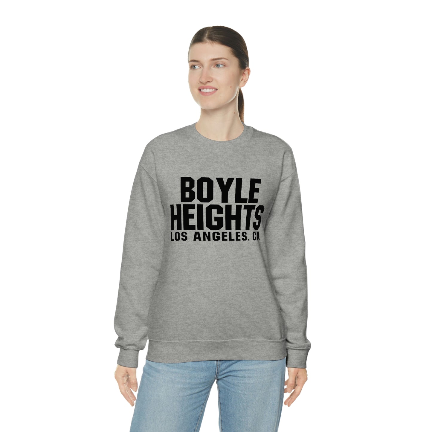 Boyle Heights Sweatshirt East Los East LA Unisex Heavy Blend Crewneck Sweatshirt