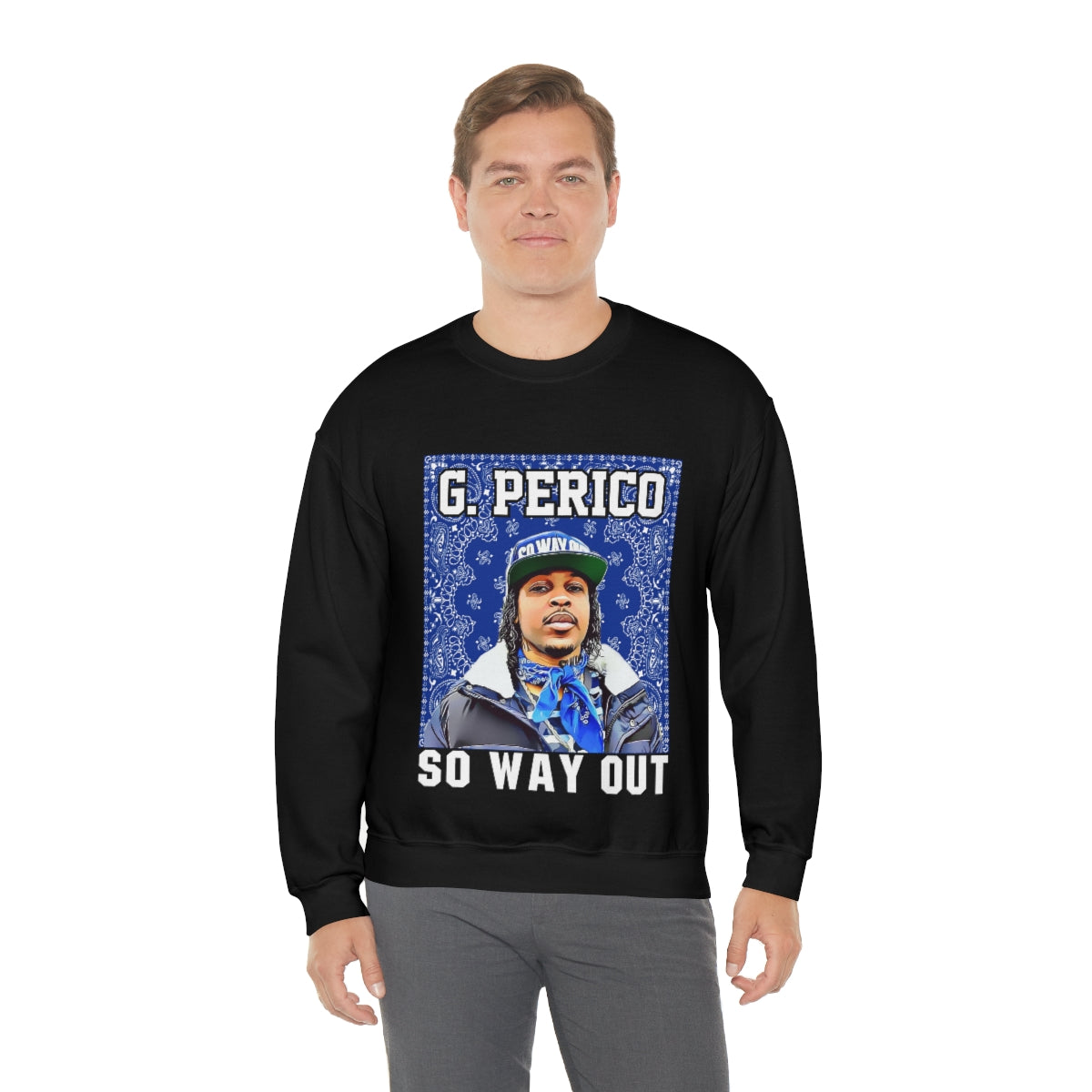 G. Perico So Way Out Heavy Blend Crewneck Sweatshirt