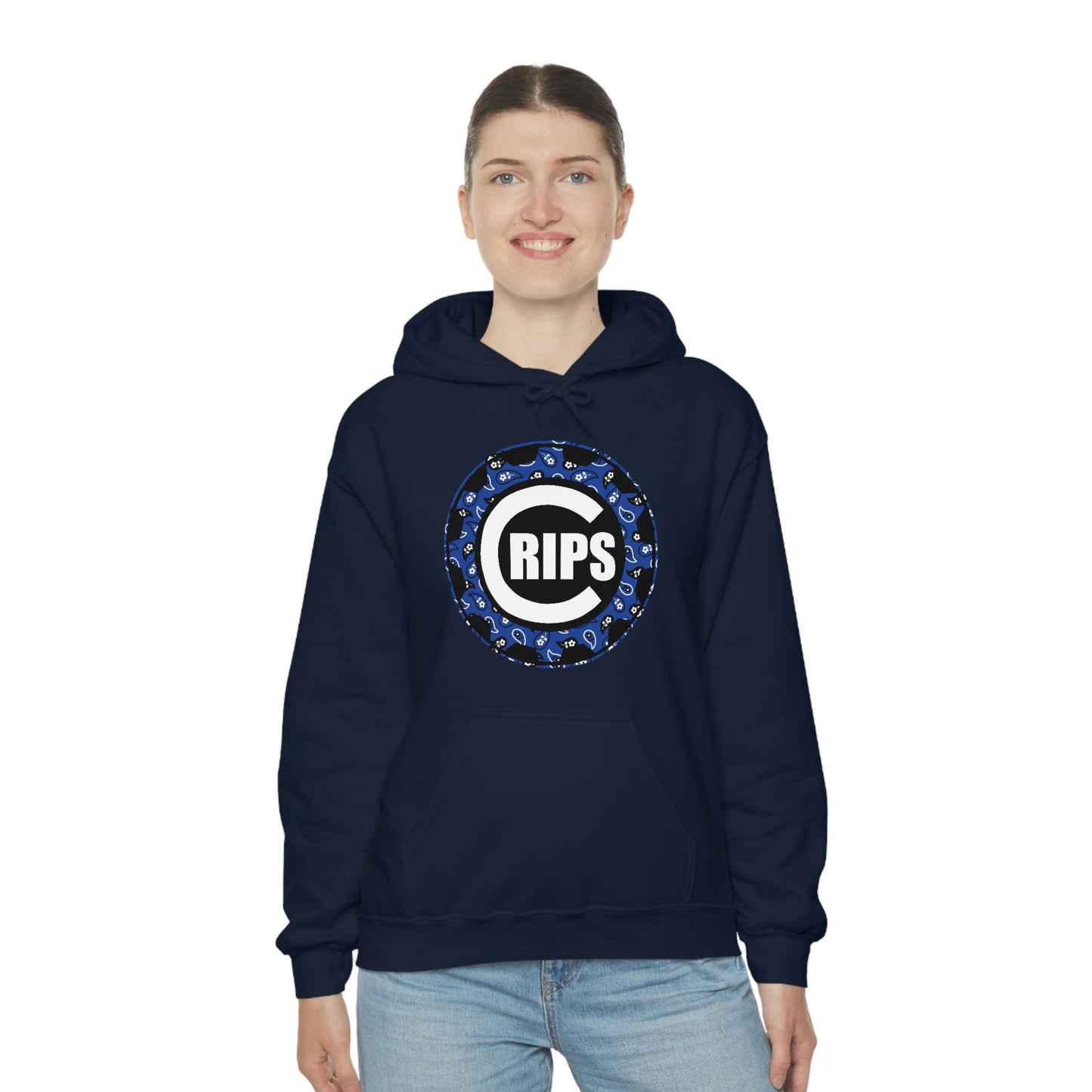 Crips Hoodie Blue Bandana Heavy Blend Hooded Sweatshirt