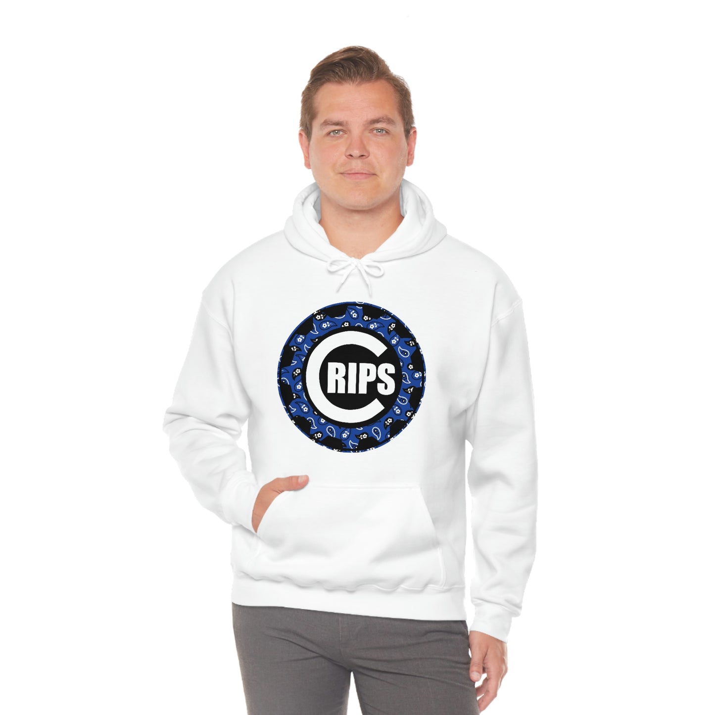 Crips Hoodie Blue Bandana Heavy Blend Hooded Sweatshirt