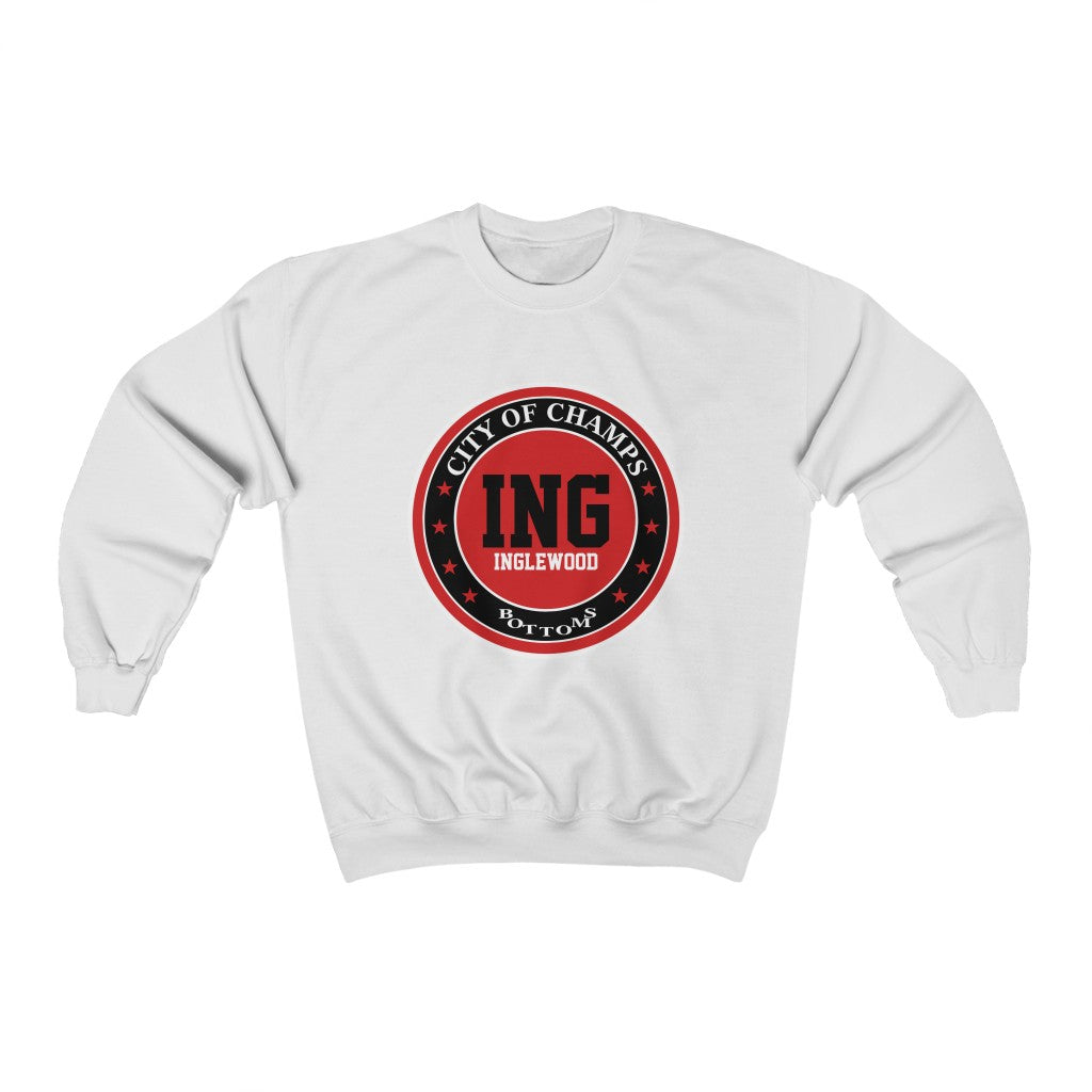 Inglewood ING City Of Champs The Bottoms Heavy Blend Crewneck Sweatshirt