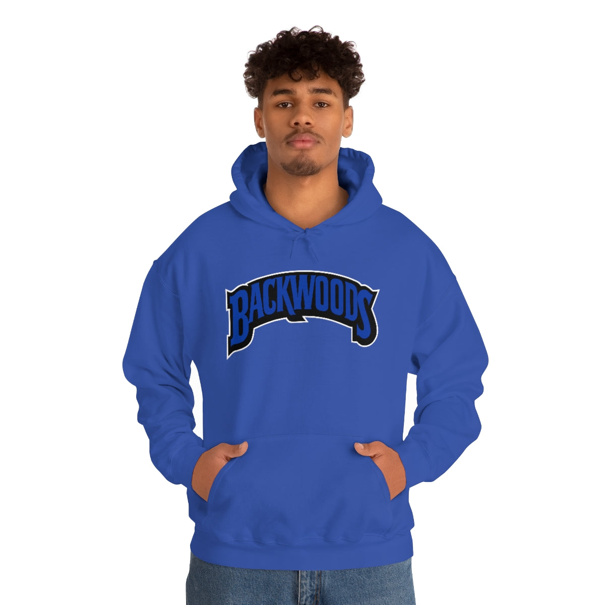 Backwoods Blue Edition Unisex Heavy Blend Hooded Sweatshirt