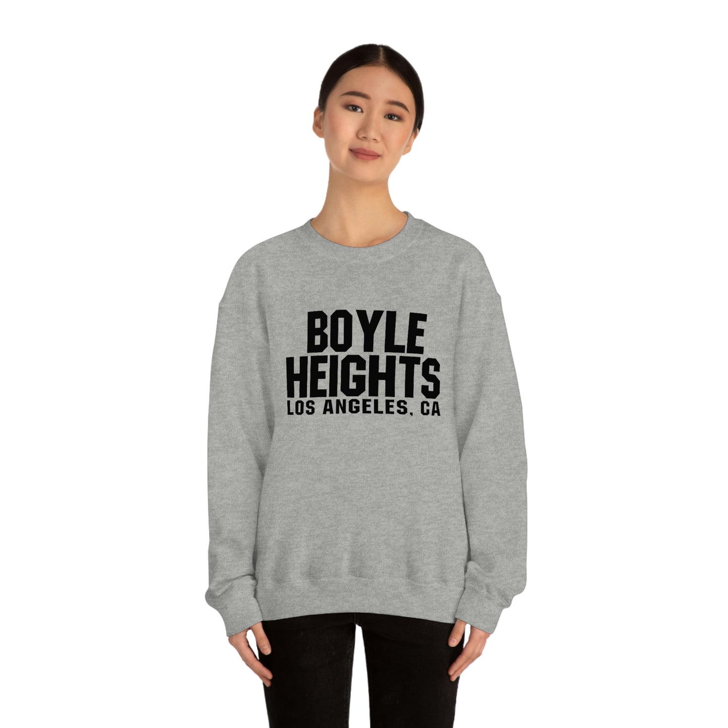 Boyle Heights Sweatshirt East Los East LA Unisex Heavy Blend Crewneck Sweatshirt